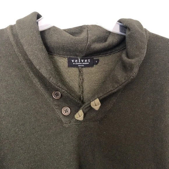 Velvet graham and Spencer olive pullover L